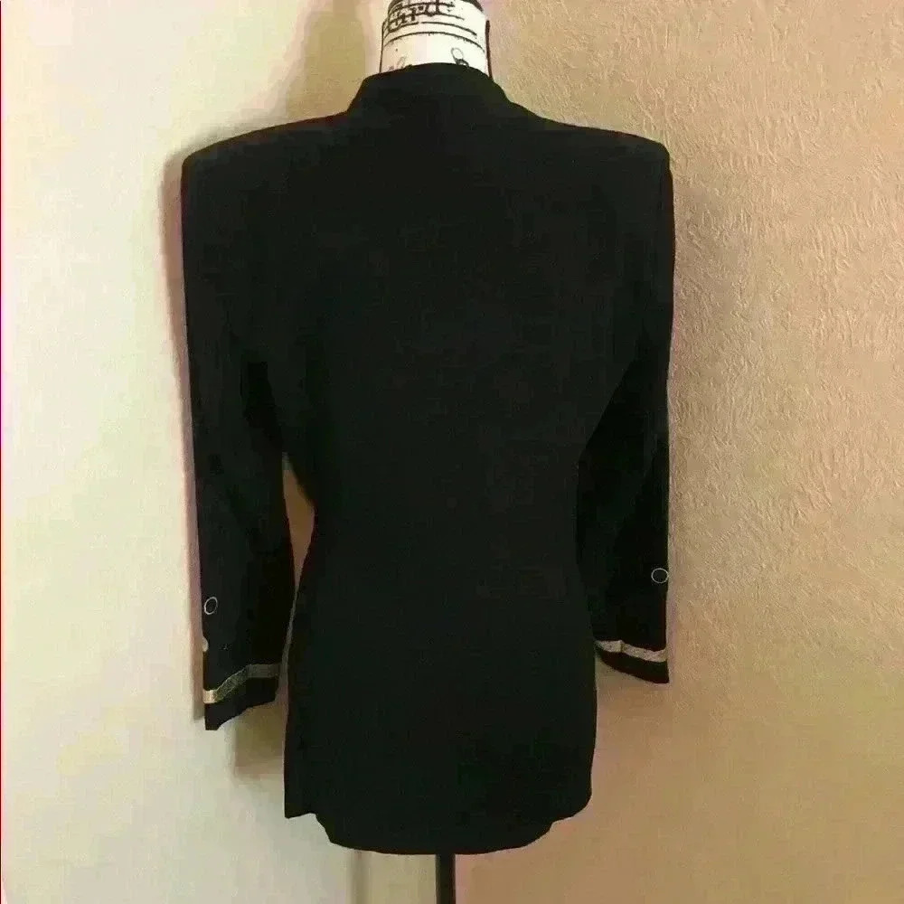 Vintage Cline - Kolarek Black Wool/Gold Size: 2 - Picture 2 of 7
